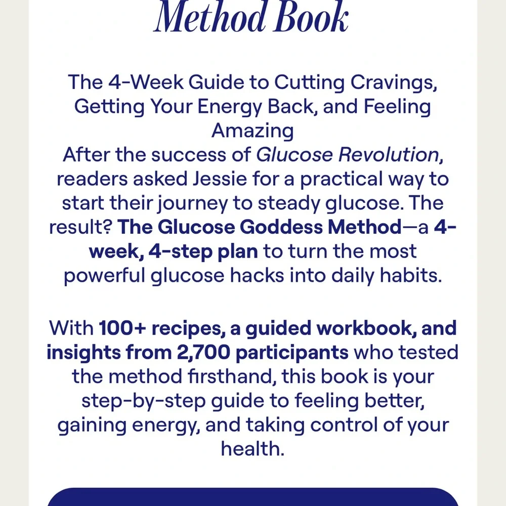 The Glucose Goddess Method‎ Book